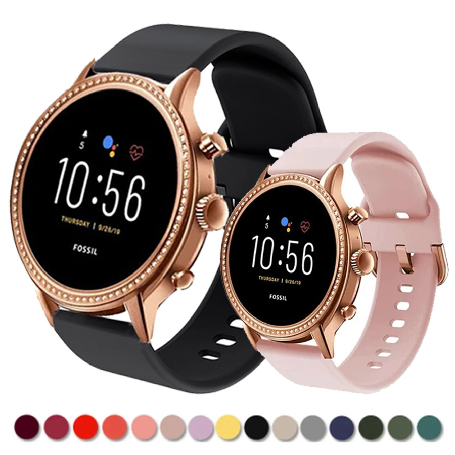 Fossil Smartwatch Accessories - 화석 여성용 Gen 6 용 실리콘